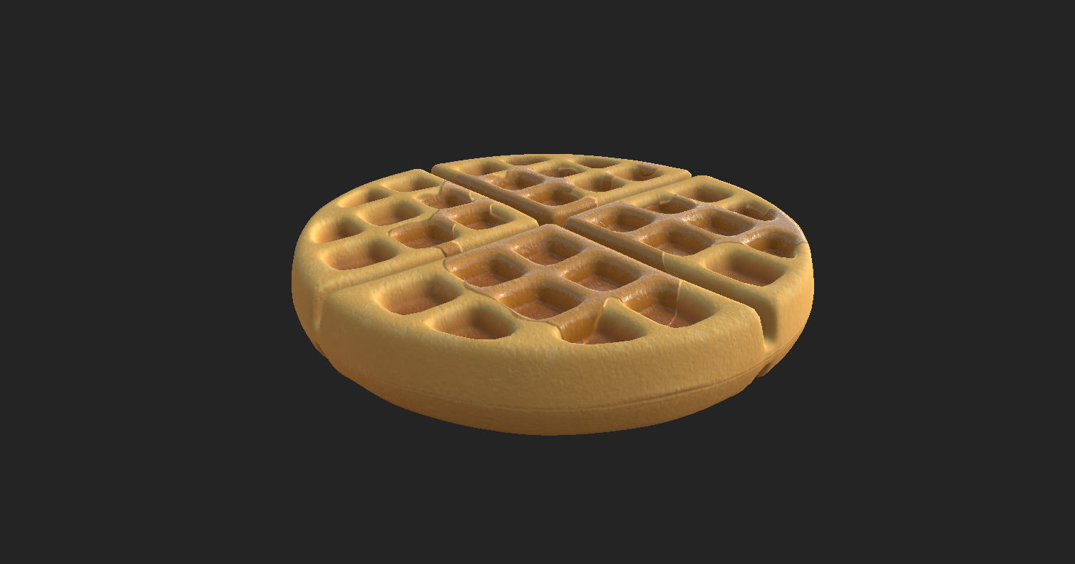 Waffle 3D model_14