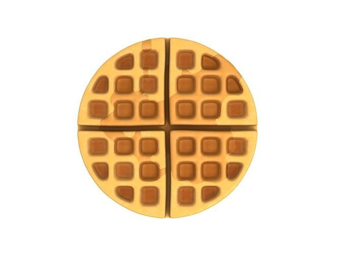 Waffle 3D model 7