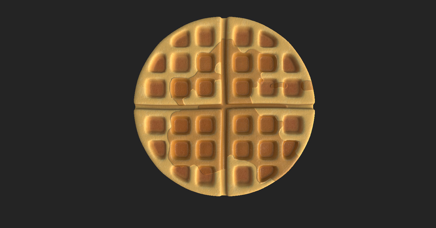 Waffle 3D model_17