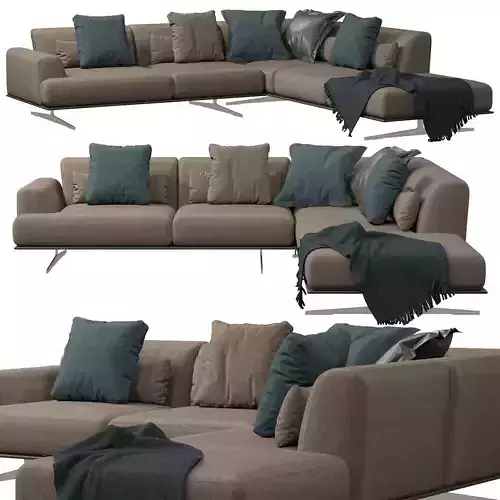 Max Divani ALBACHIARA sofa 3D model