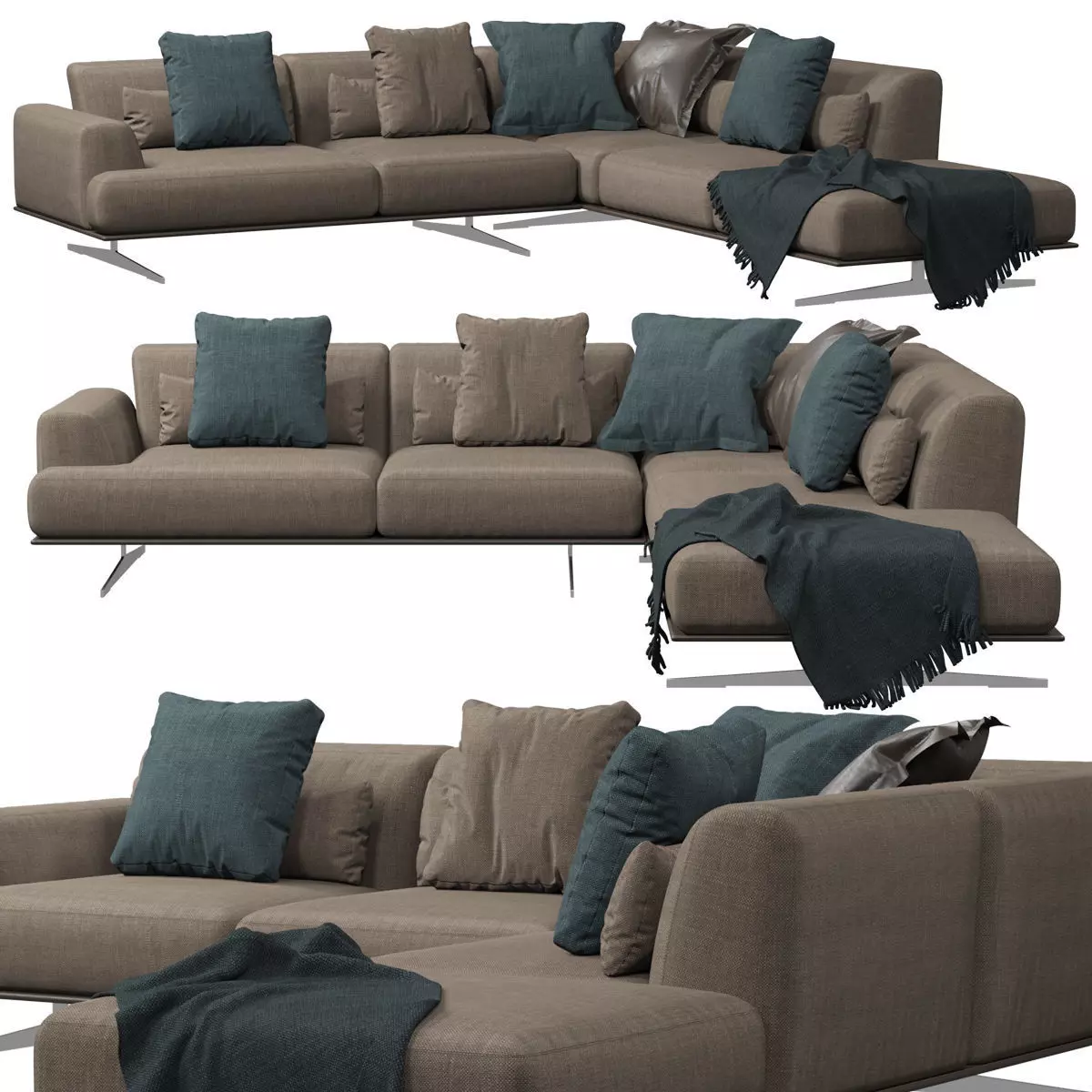 Max Divani ALBACHIARA sofa 3D model_0