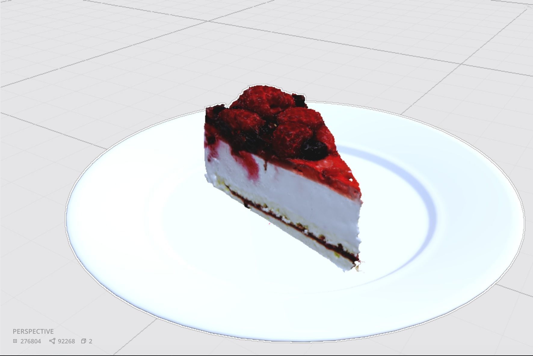 Fruit Cake 3d Model 3D model_1