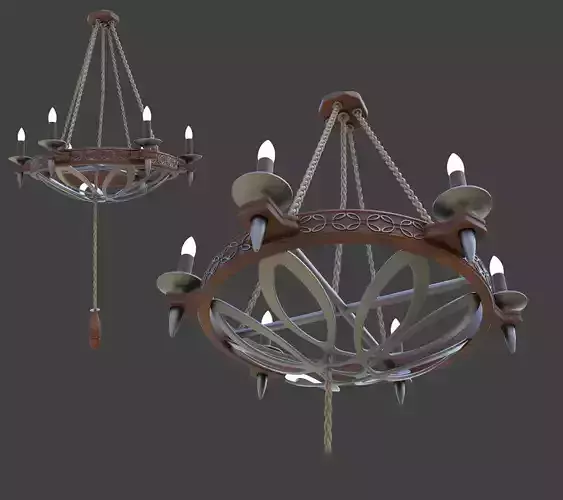 3D Chandelier game of thrones