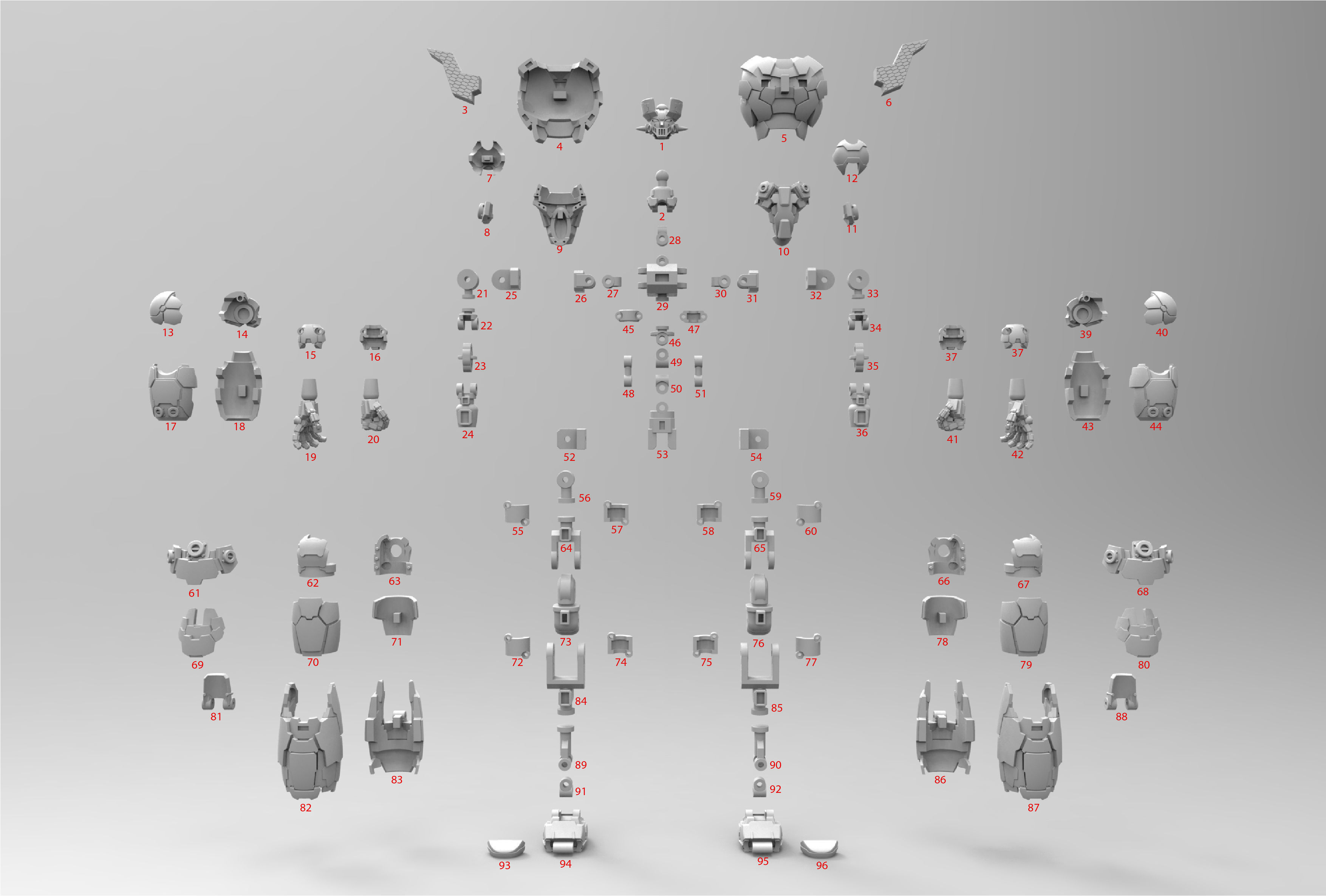 Mazinger Z gundam 3D print model_4