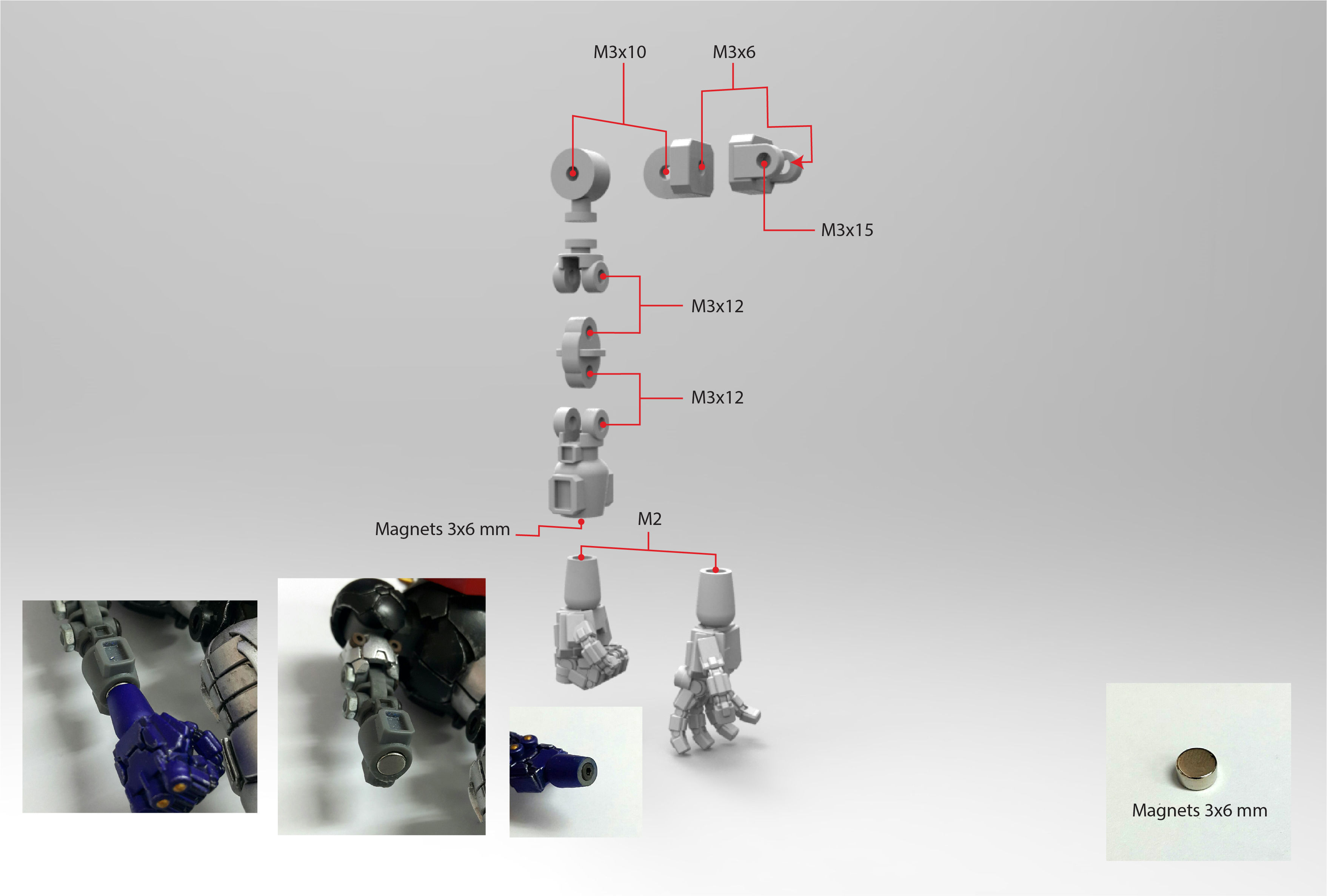 Mazinger Z gundam 3D print model_6