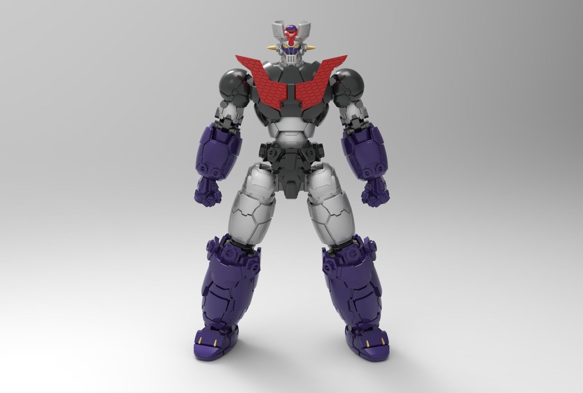 Mazinger Z gundam 3D print model_3