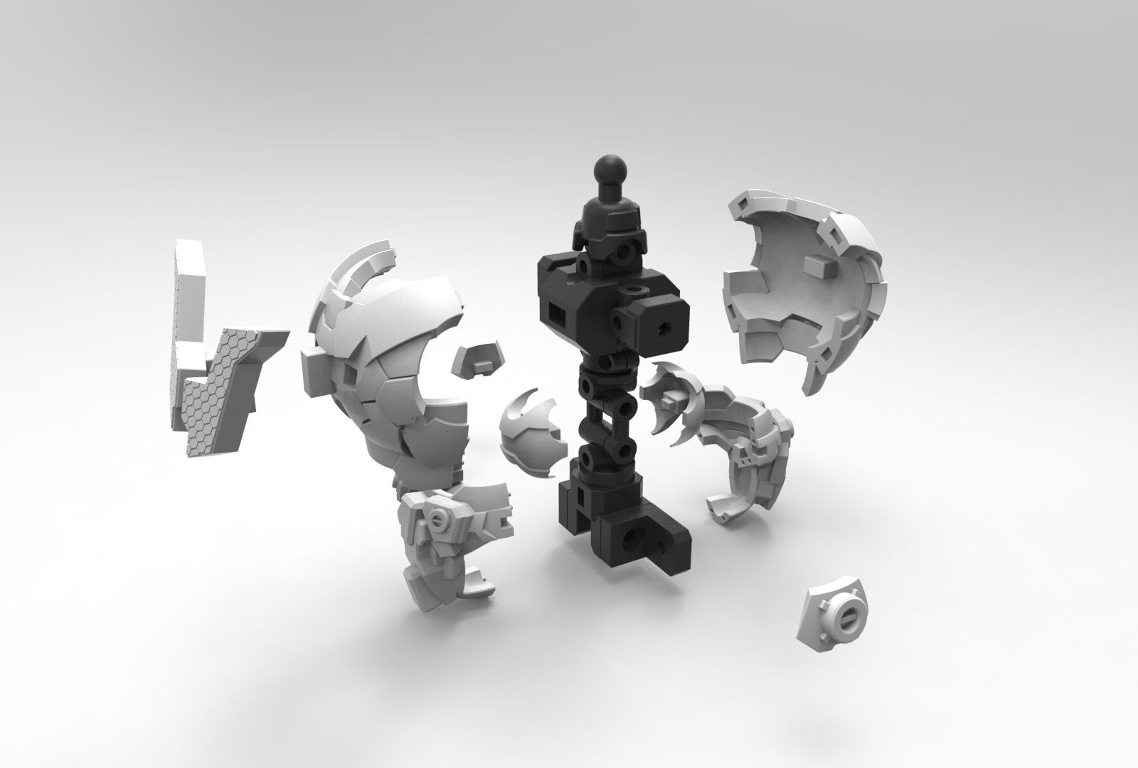 Mazinger Z gundam 3D print model_8