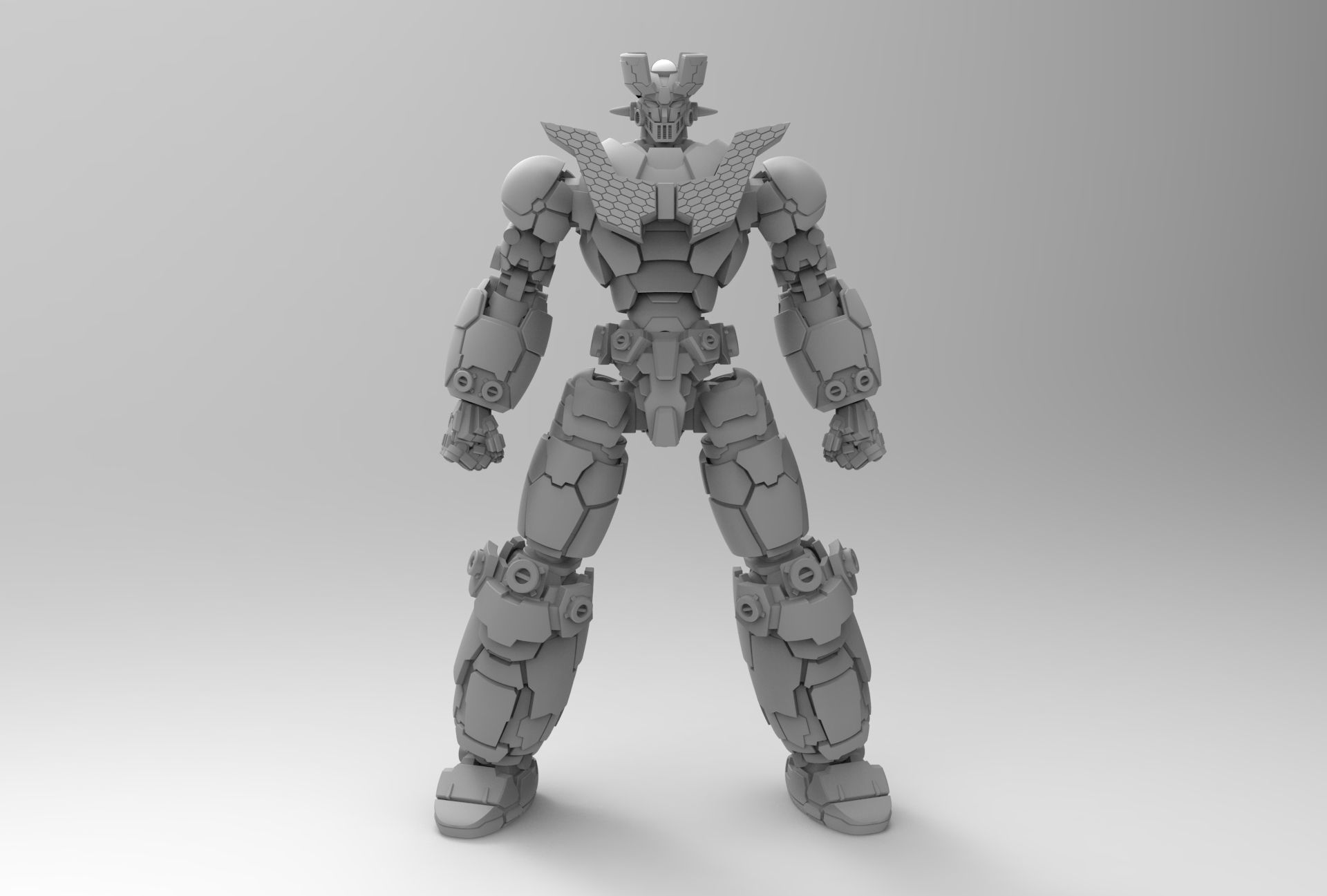 Mazinger Z gundam 3D print model_13
