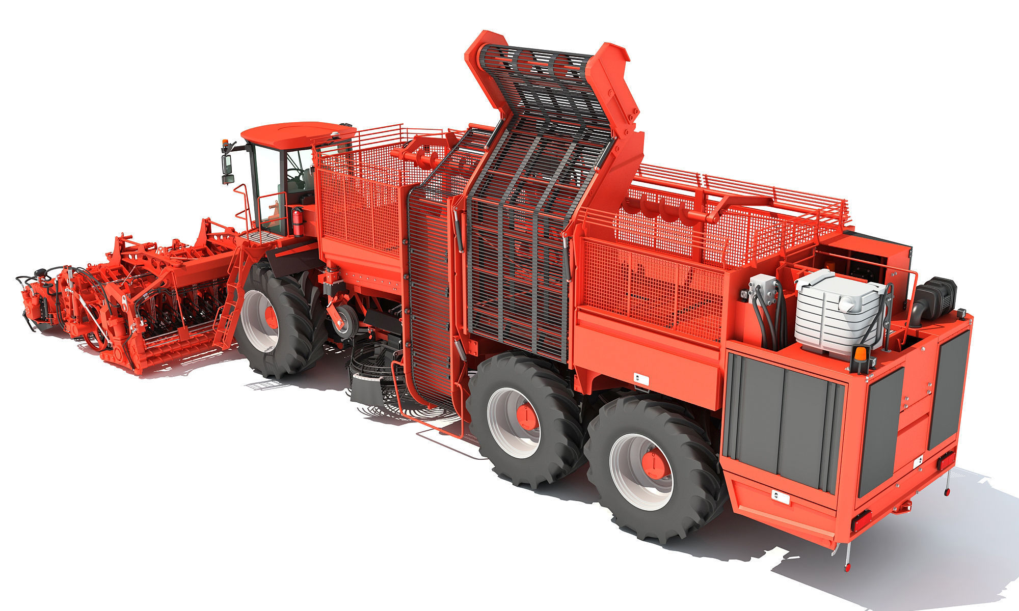 Sugar Beet Harvester Holmer Terra 3D model_1