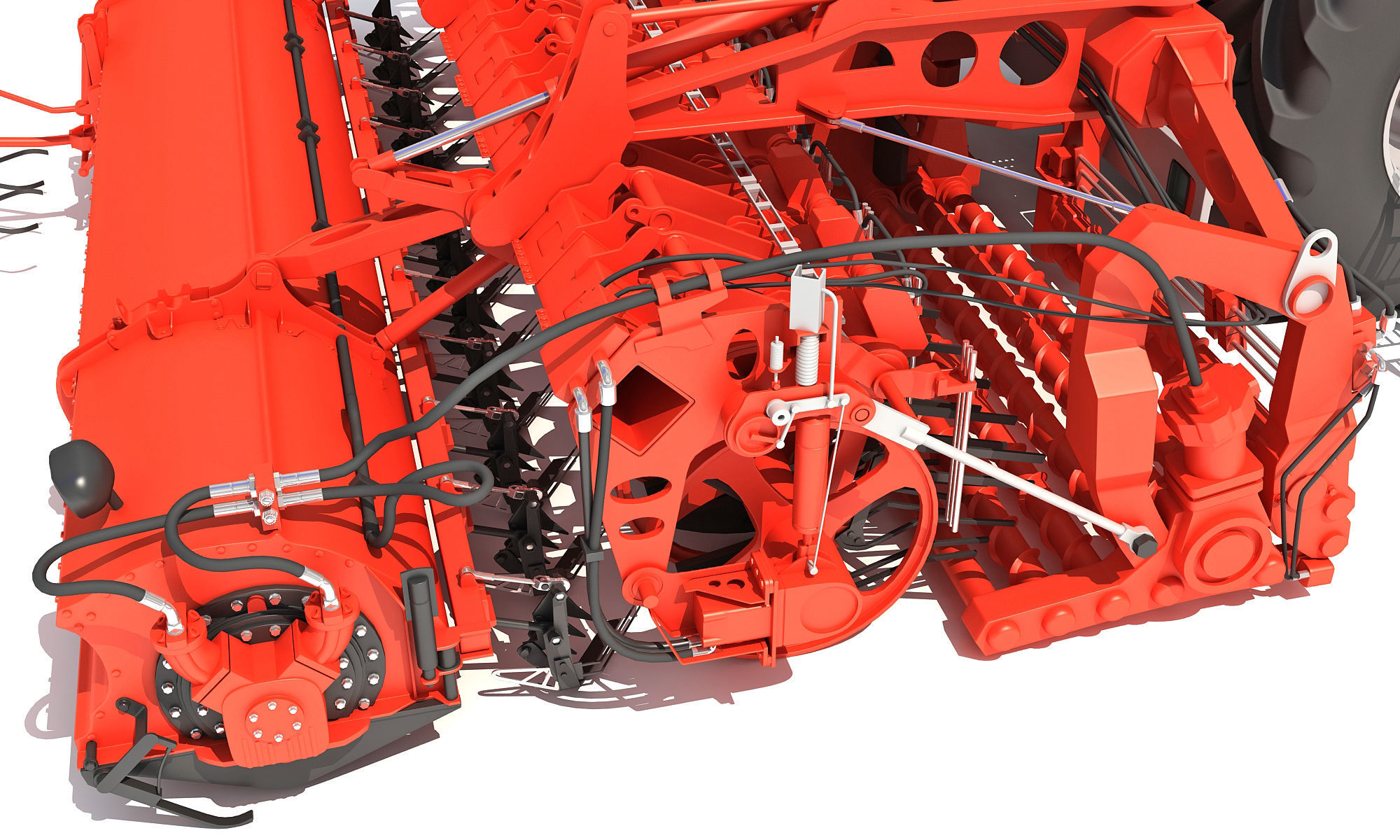 Sugar Beet Harvester Holmer Terra 3D model_17