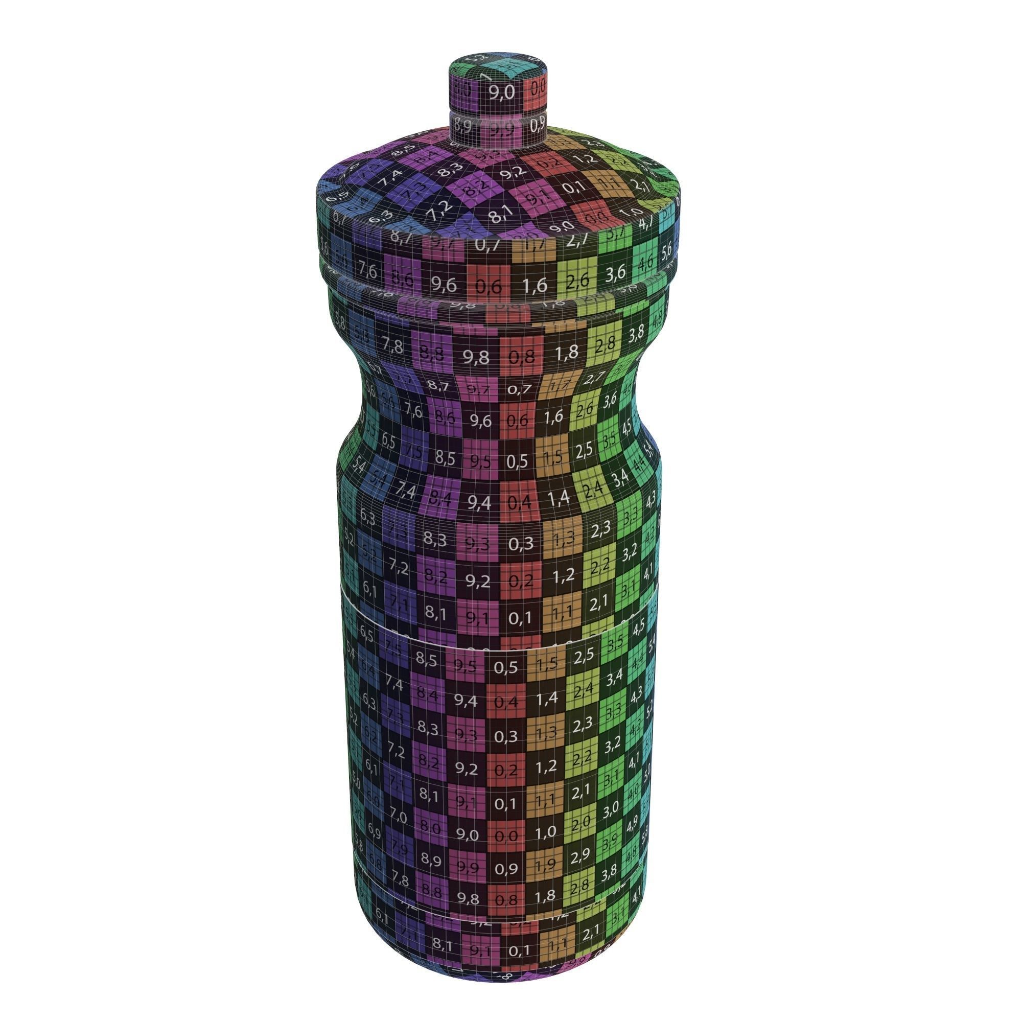 Nutrition Container pack for mockup 3D Model Collection_9