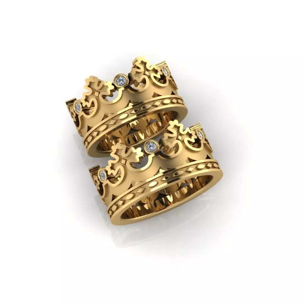  CROWN RING 3D model_0