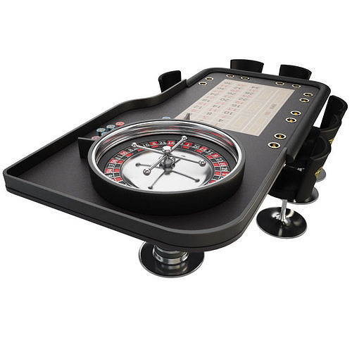 Roulette Table 3D model