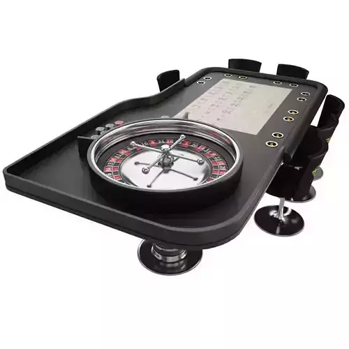 Roulette Table 3D model Roulette Table 3D model