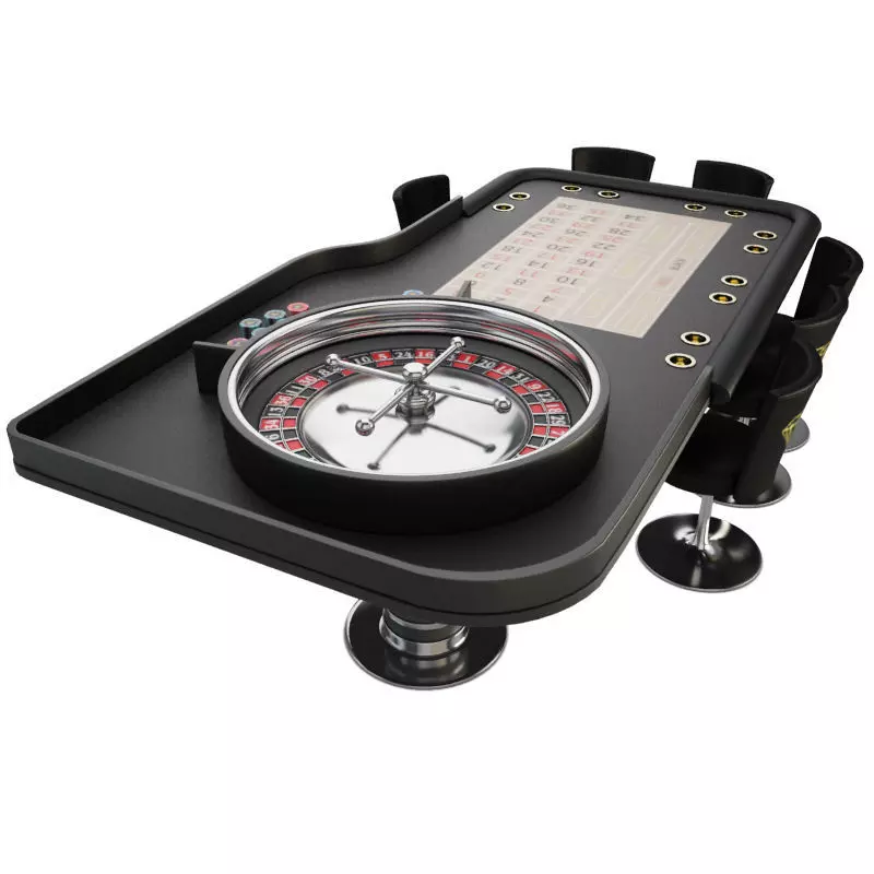Roulette Table 3D model_0