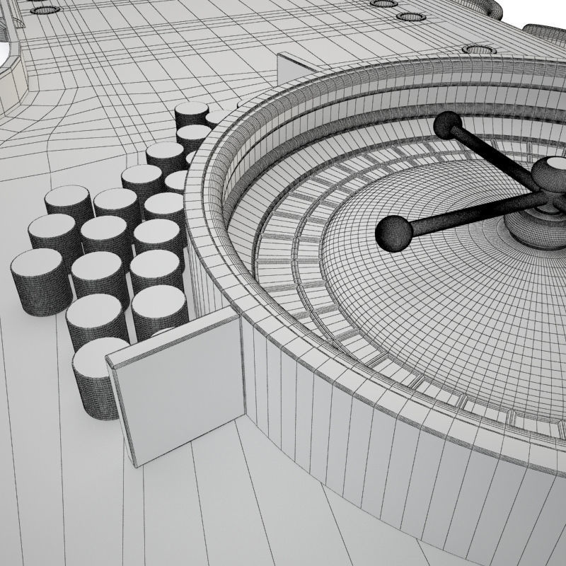 Roulette Table 3D model_3