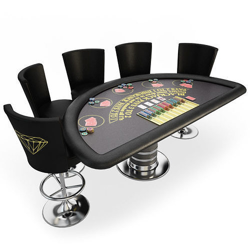 Blackjack Table Casino  3D model