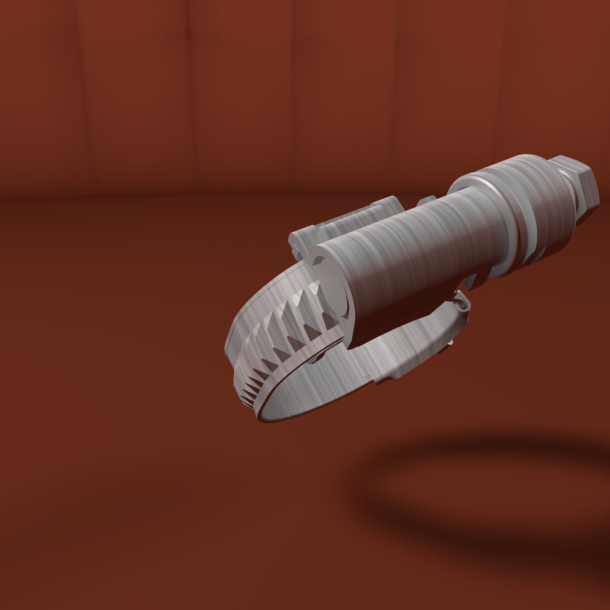 Worm drive clamp 3D model_26