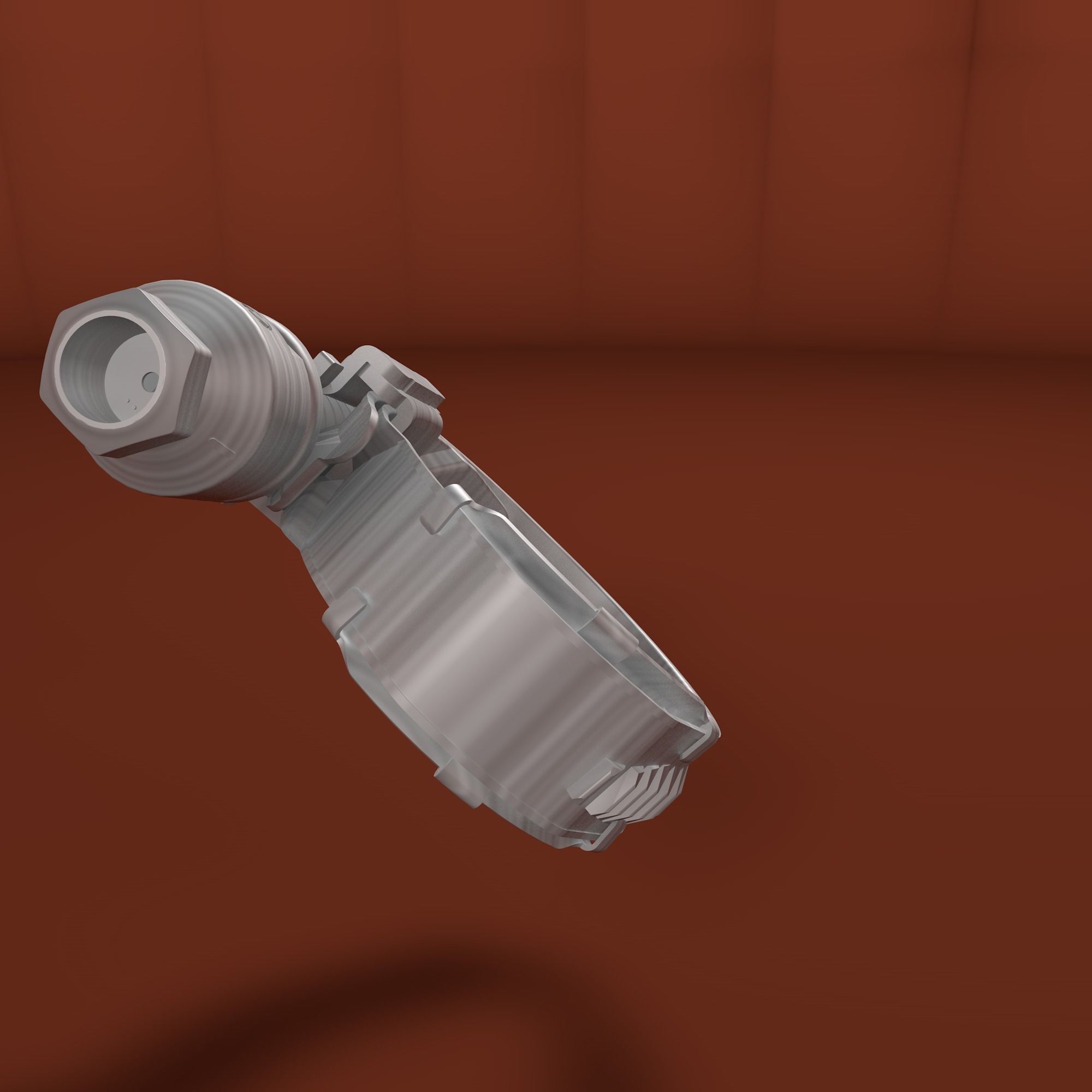 Worm drive clamp 3D model_4