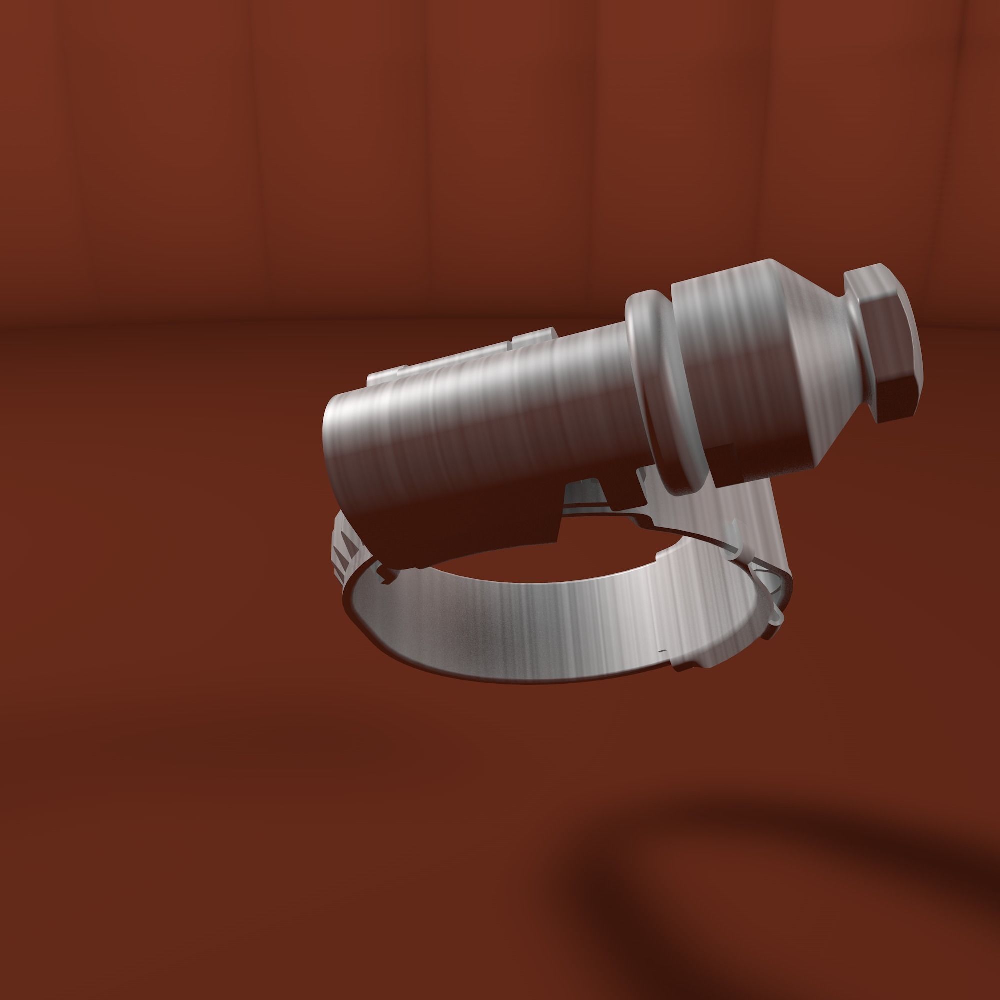 Worm drive clamp 3D model_27