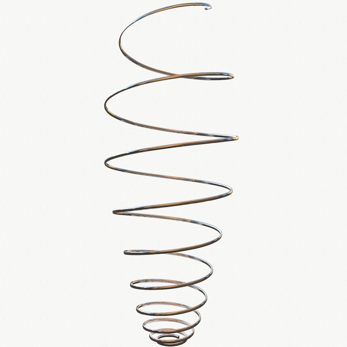Metal Spiral Spring ULTIMATE COLLECTION  3D model_11