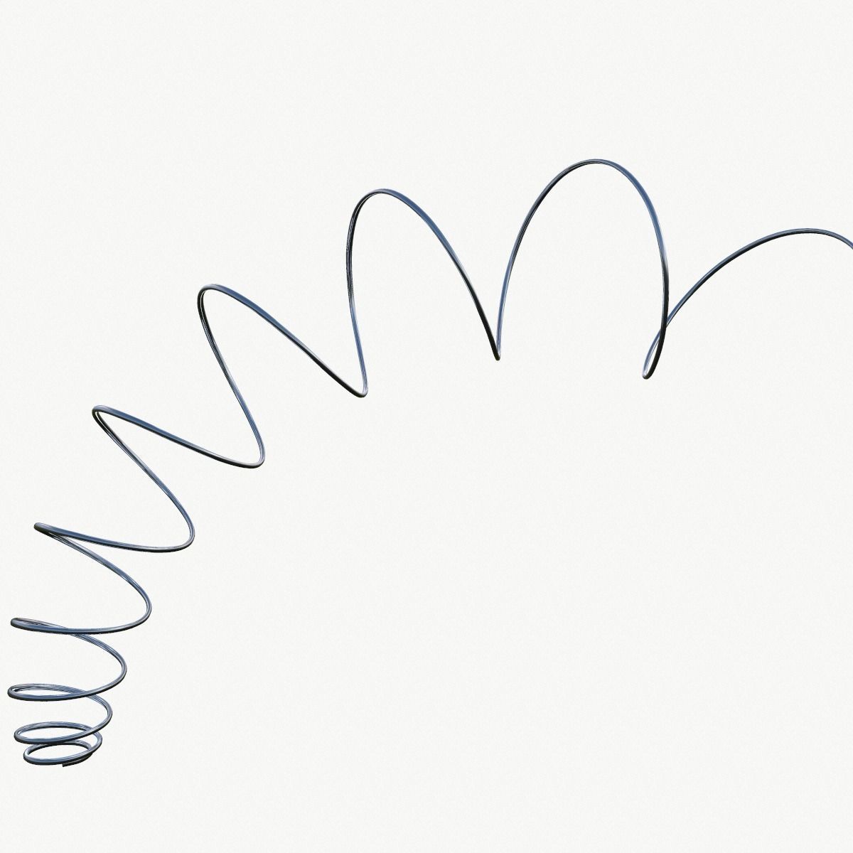 Metal Spiral Spring ULTIMATE COLLECTION  3D model_35