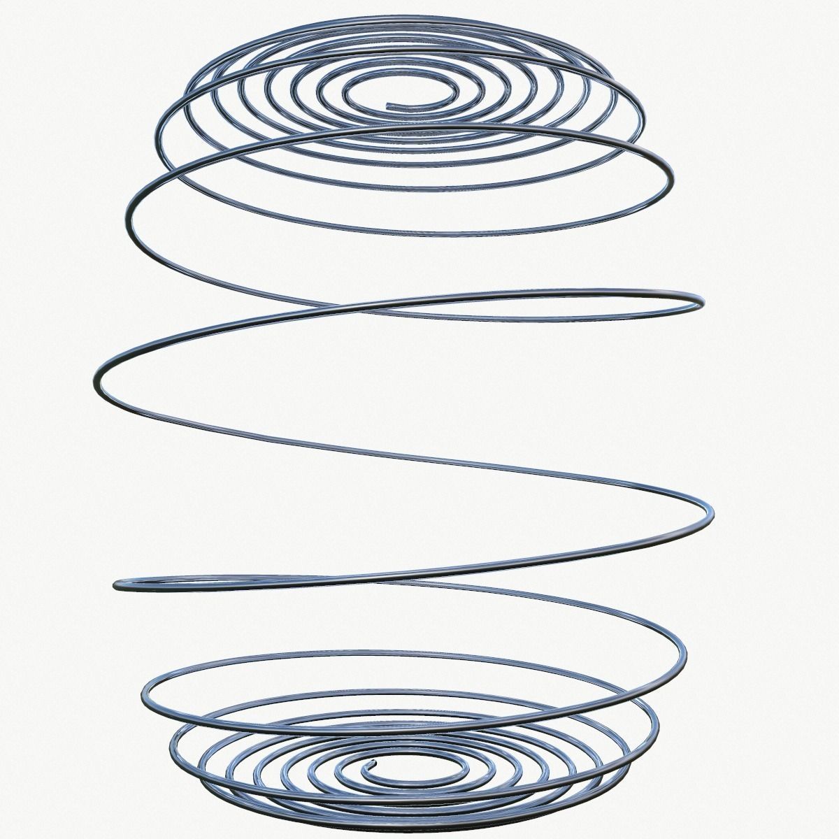 Metal Spiral Spring ULTIMATE COLLECTION  3D model_46
