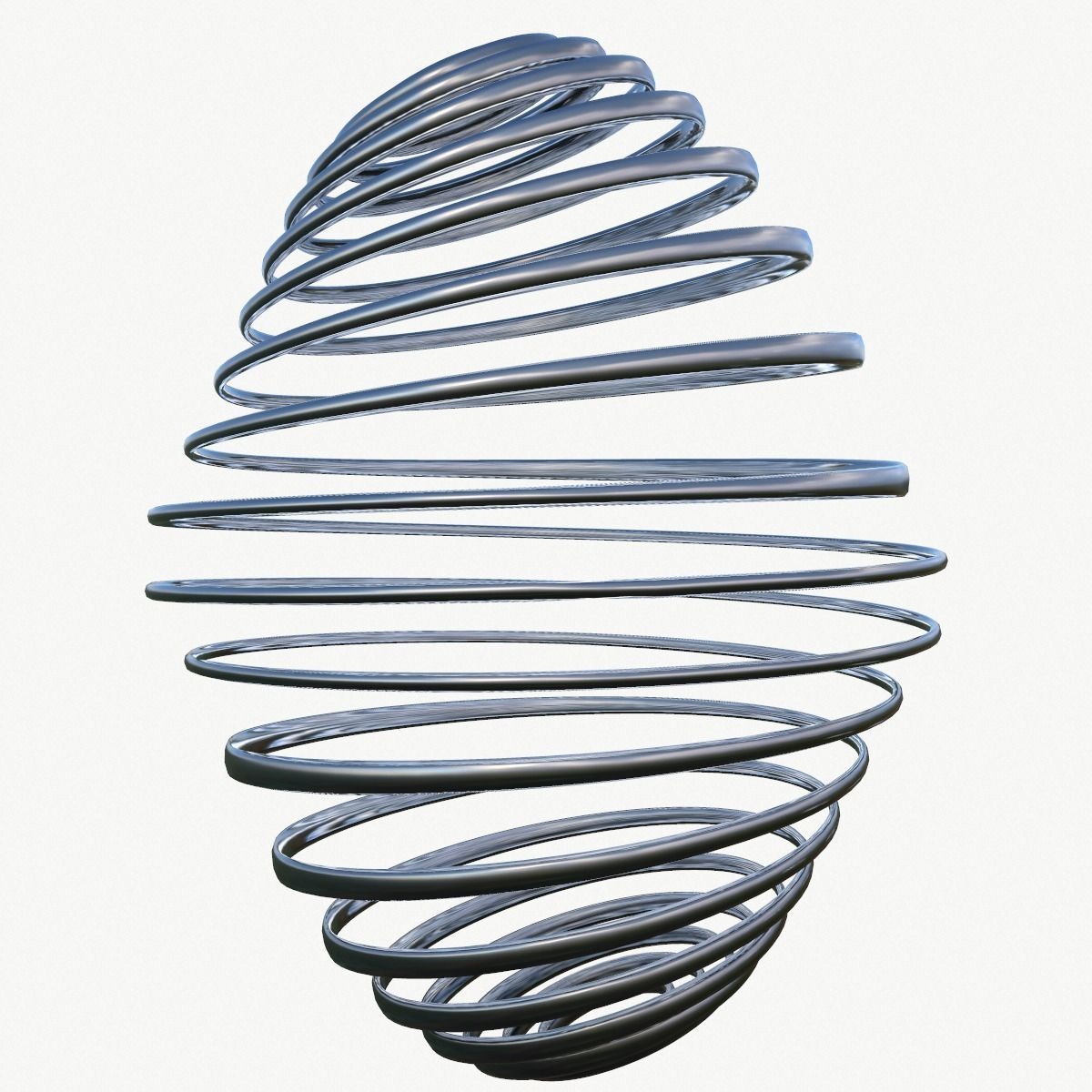 Metal Spiral Spring ULTIMATE COLLECTION  3D model_48