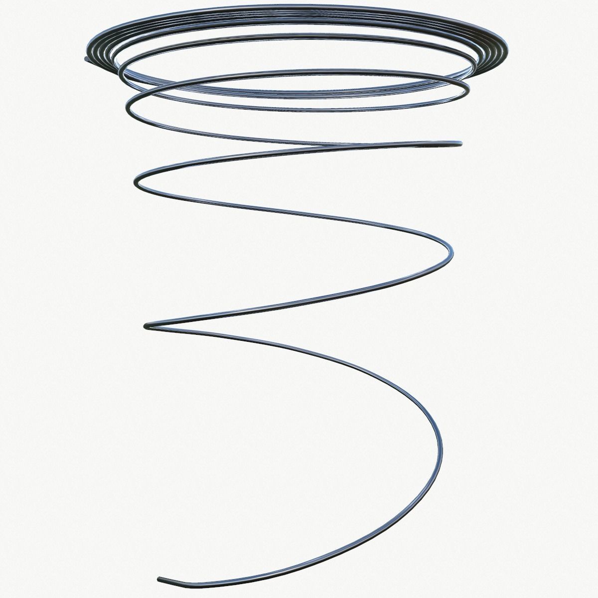 Metal Spiral Spring ULTIMATE COLLECTION  3D model_28