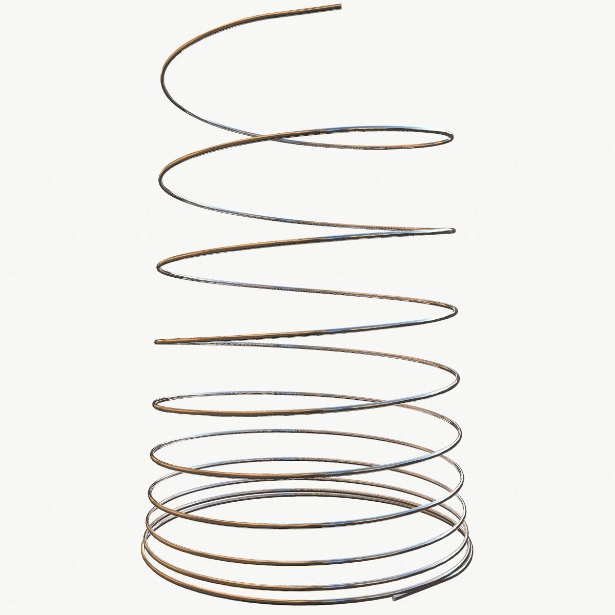 Metal Spiral Spring ULTIMATE COLLECTION  3D model_15