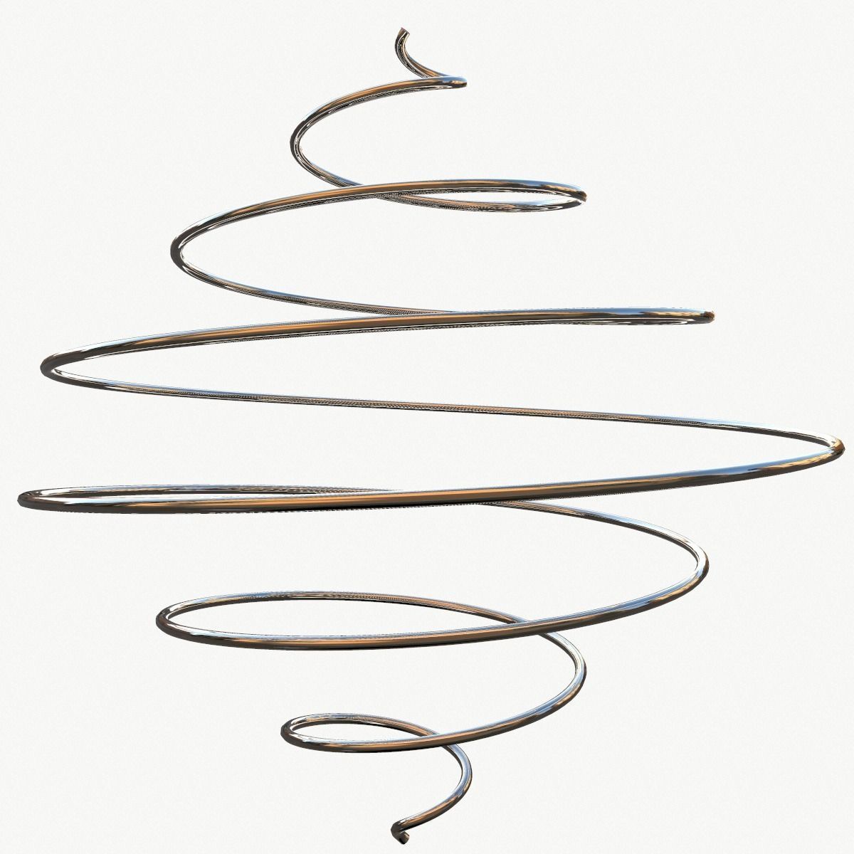 Metal Spiral Spring ULTIMATE COLLECTION  3D model_7