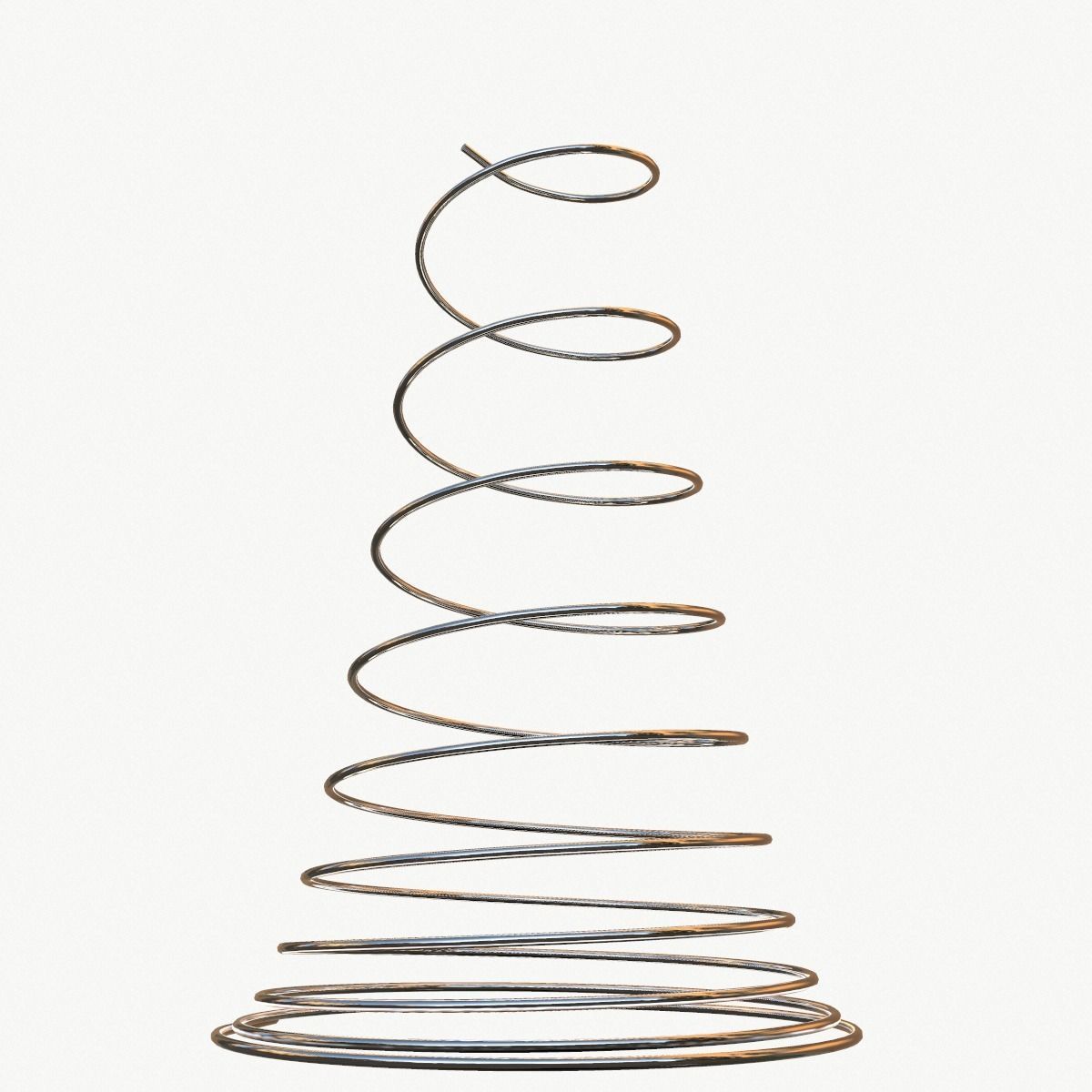 Metal Spiral Spring ULTIMATE COLLECTION  3D model_22