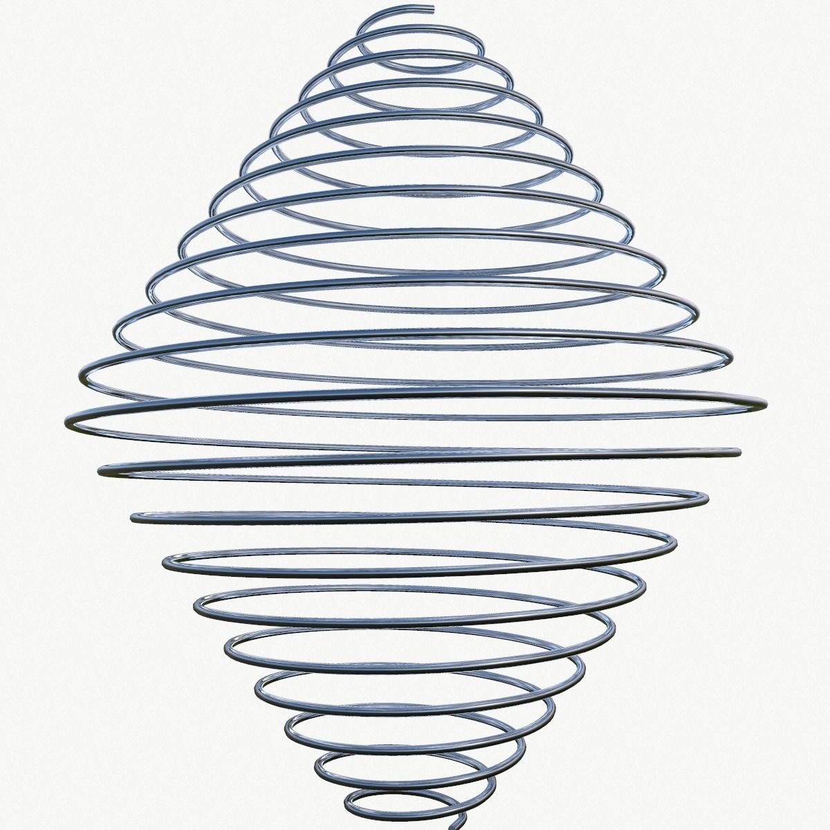 Metal Spiral Spring ULTIMATE COLLECTION  3D model_53