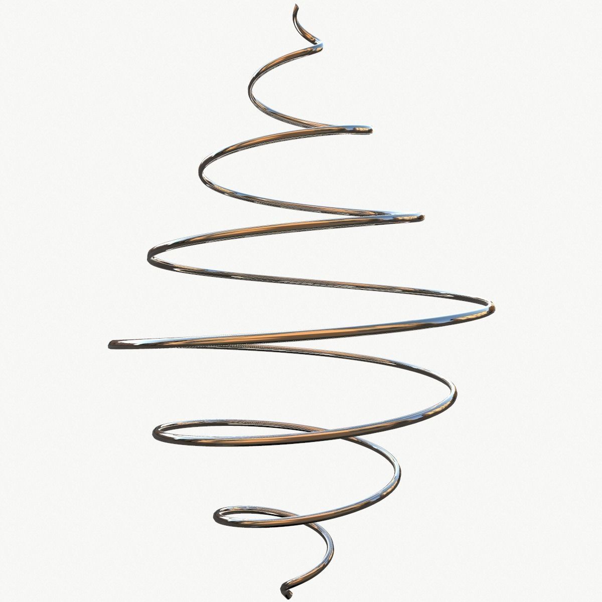 Metal Spiral Spring ULTIMATE COLLECTION  3D model_8