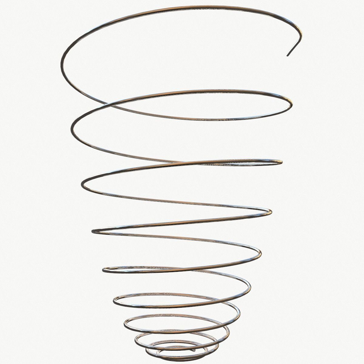 Metal Spiral Spring ULTIMATE COLLECTION  3D model_12