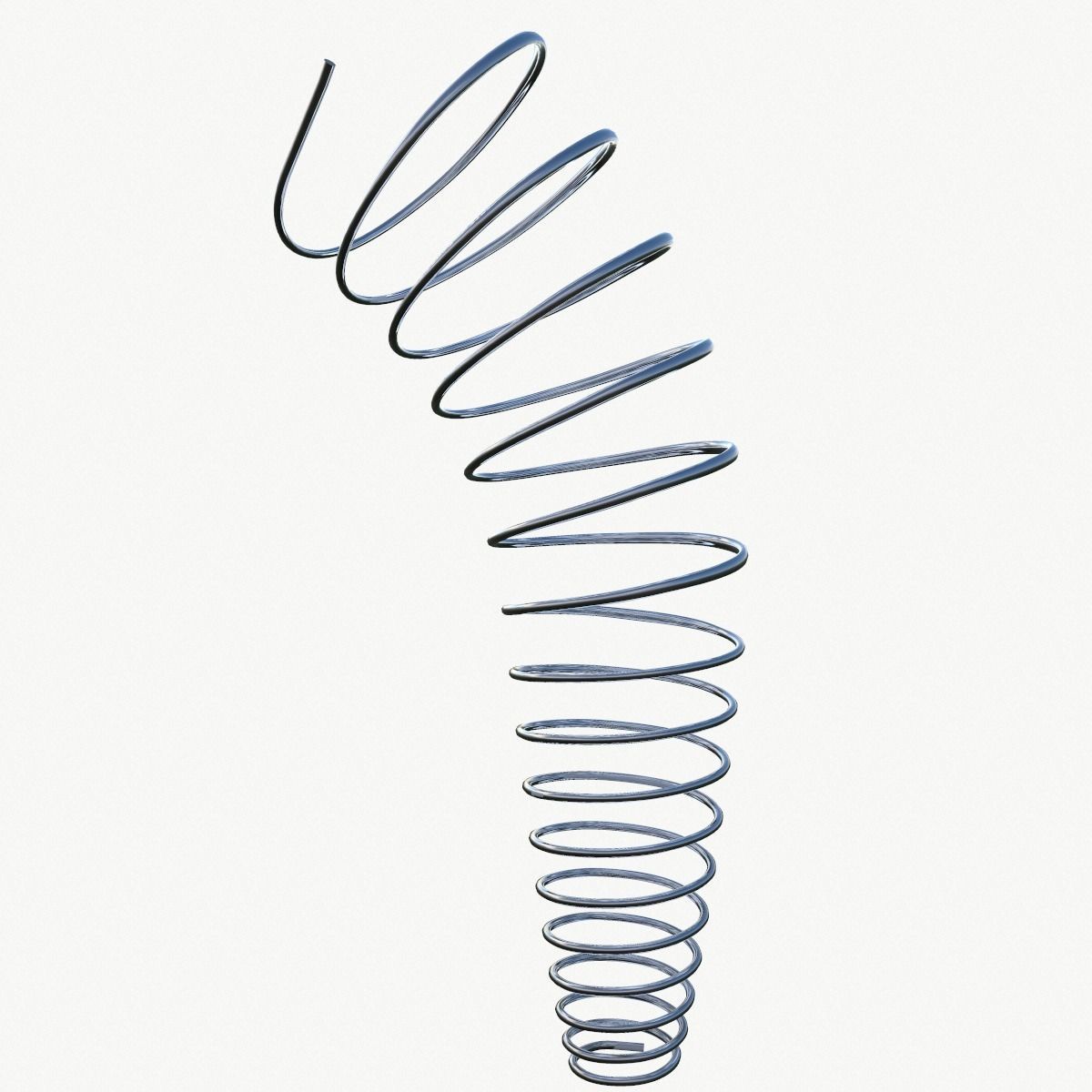 Metal Spiral Spring ULTIMATE COLLECTION  3D model_29