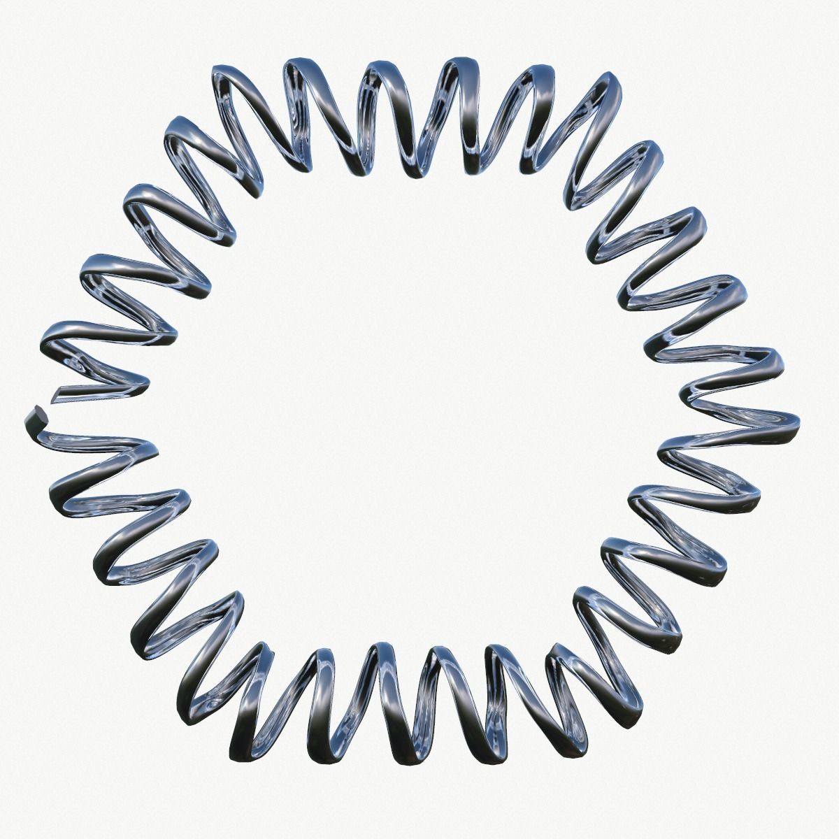 Metal Spiral Spring ULTIMATE COLLECTION  3D model_43