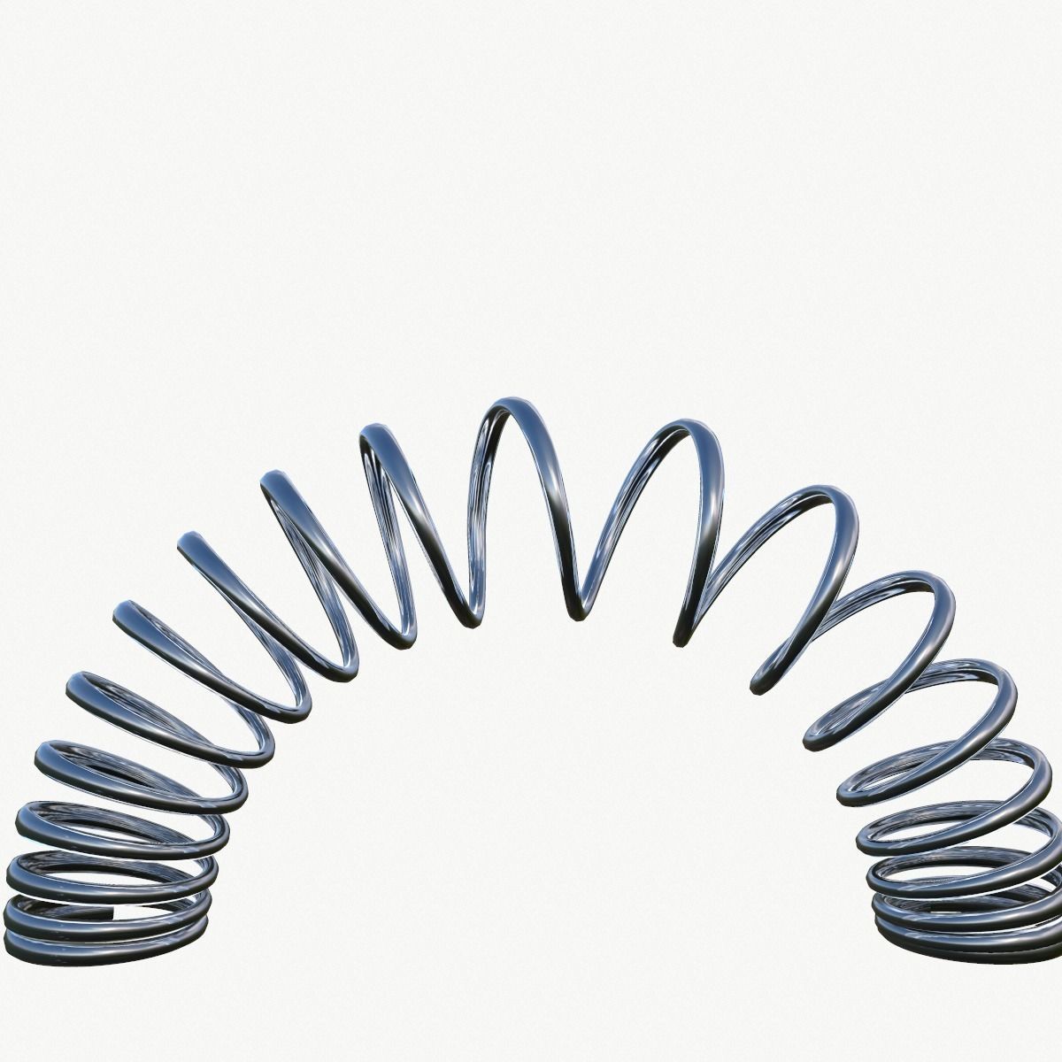 Metal Spiral Spring ULTIMATE COLLECTION  3D model_37