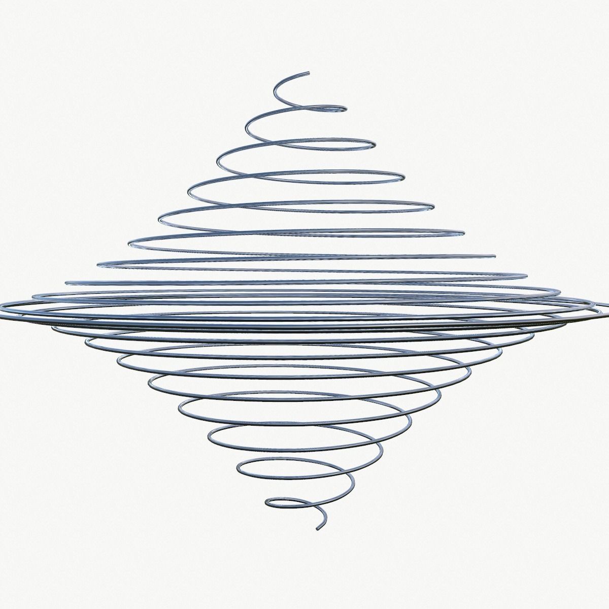 Metal Spiral Spring ULTIMATE COLLECTION  3D model_54