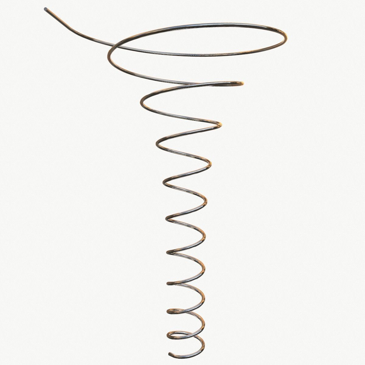 Metal Spiral Spring ULTIMATE COLLECTION  3D model_16
