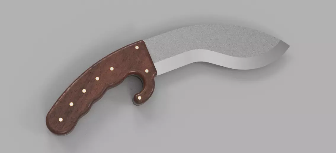 Knife by CHOCHI3D 3D model_0