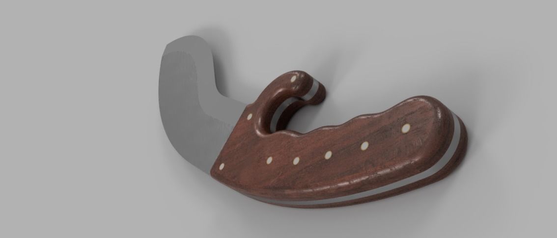 Knife by CHOCHI3D 3D model_3