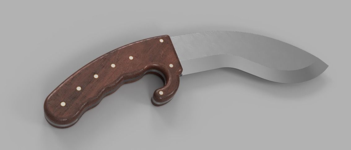 Knife by CHOCHI3D 3D model_2