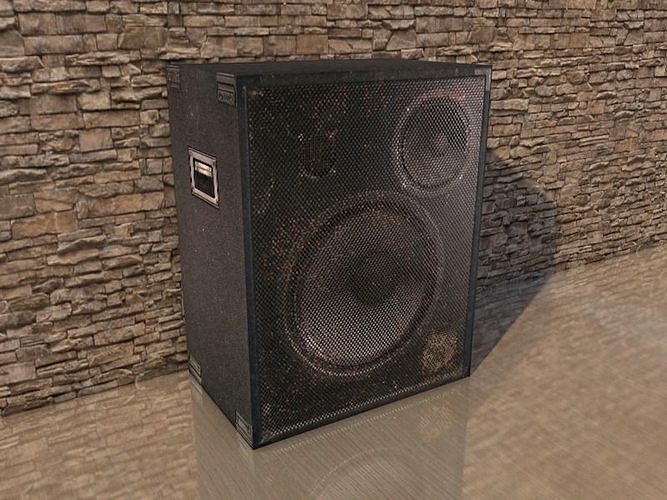 Speaker Free low-poly 3D model