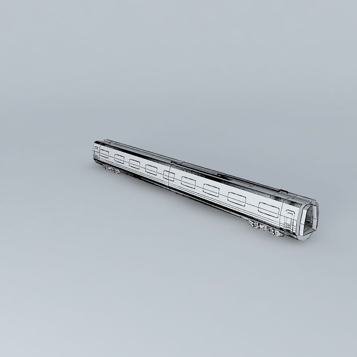 The train SR Free 3D model_4