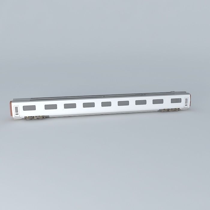 The train SR Free 3D model_2