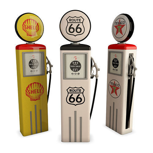 American Gas Pump 3D model