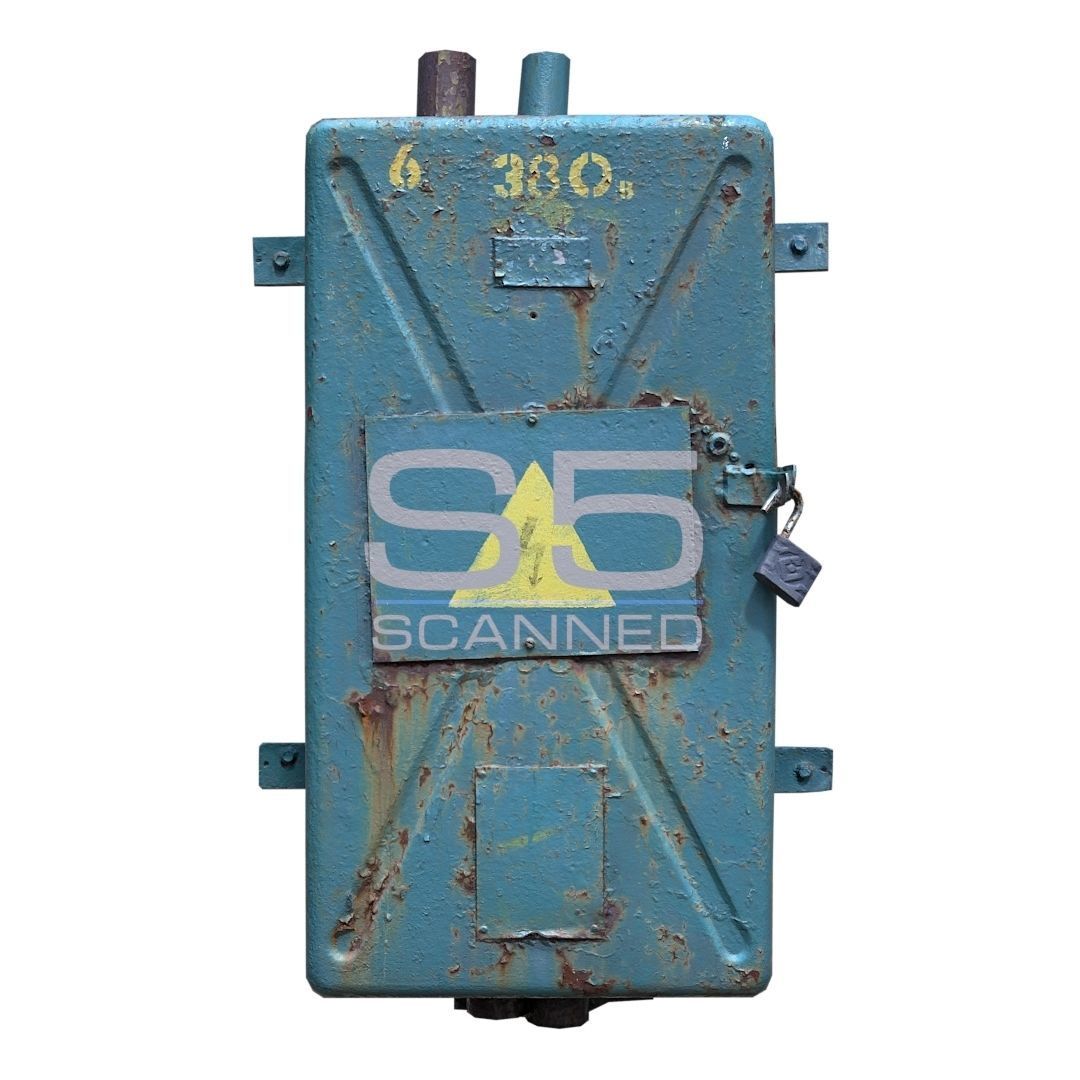 Electrical switch scan 8 Low-poly 3D model_2