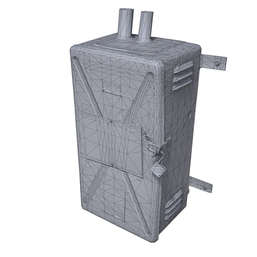 Electrical switch scan 8 Low-poly 3D model_9