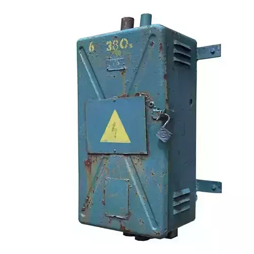 Electrical switch scan 8 Low-poly 3D model